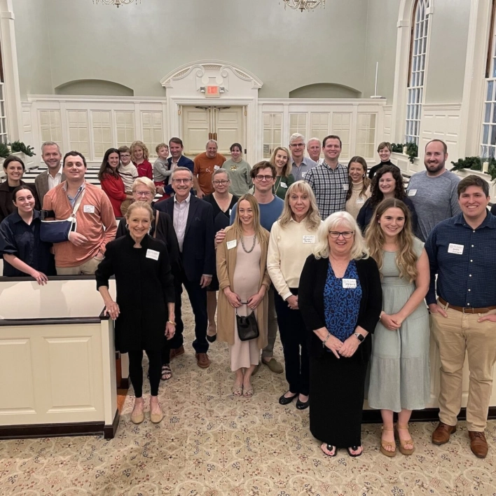 group of men and women join St. Luke's United Methodist Church
