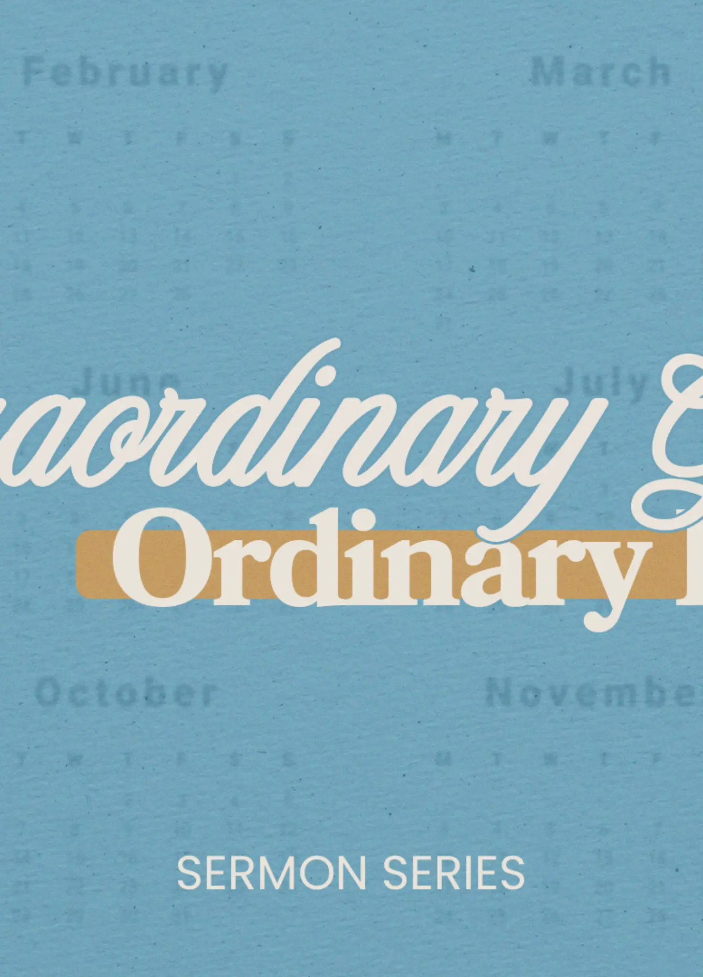 Extraordinary God Ordinary Life