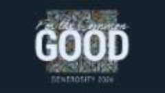 For the common good