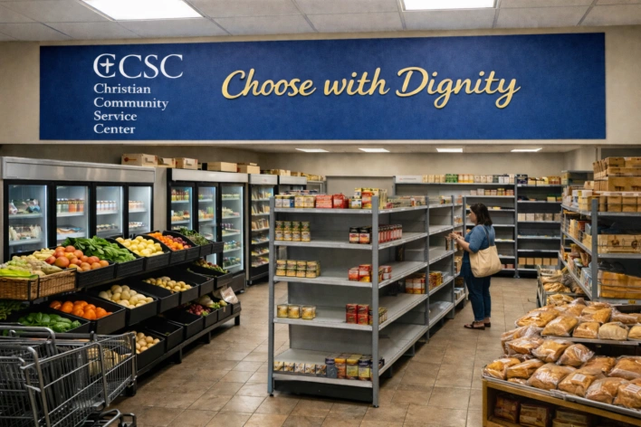 Choosing with dignity at CCSC pantry 1