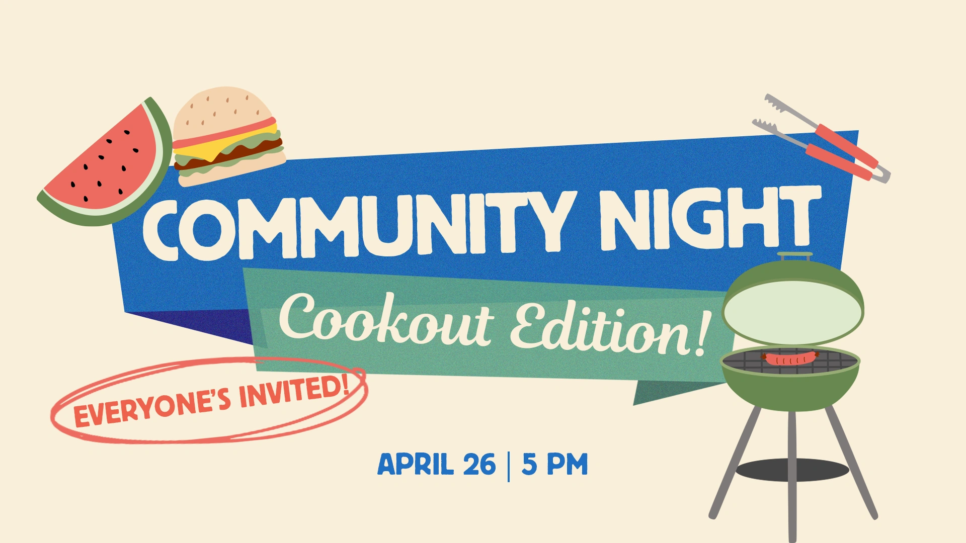 Community Night Cookout Edition